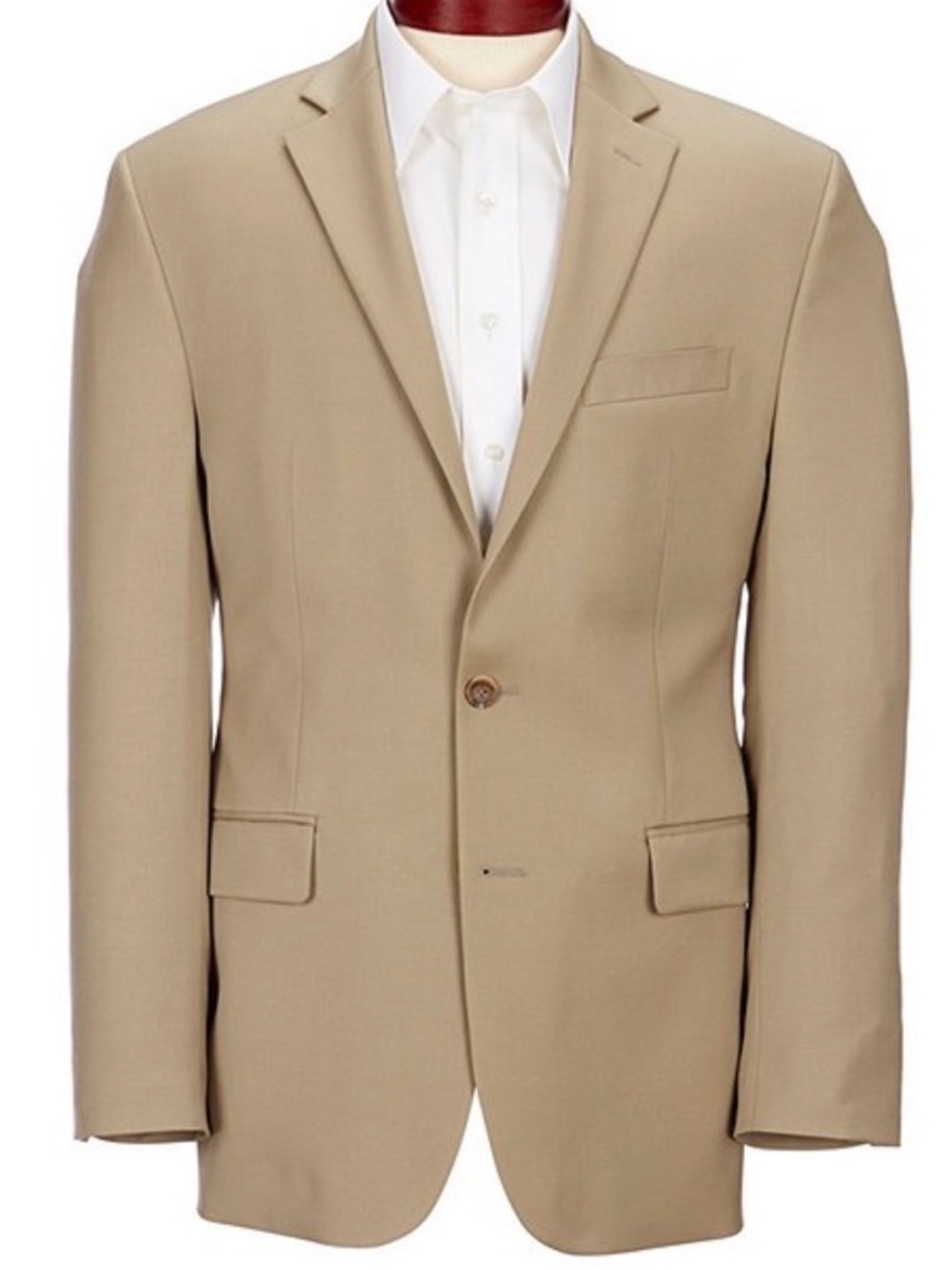 Men's Turnbury-Tan Sport Coat - Classic Two-Button Blazer